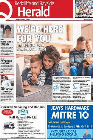 Redcliffe and  Bayside Herald - Apr 2nd 2020
