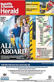 Redcliffe and  Bayside Herald - September 28th 2016
