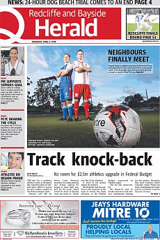 Redcliffe and  Bayside Herald - April 4th 2019